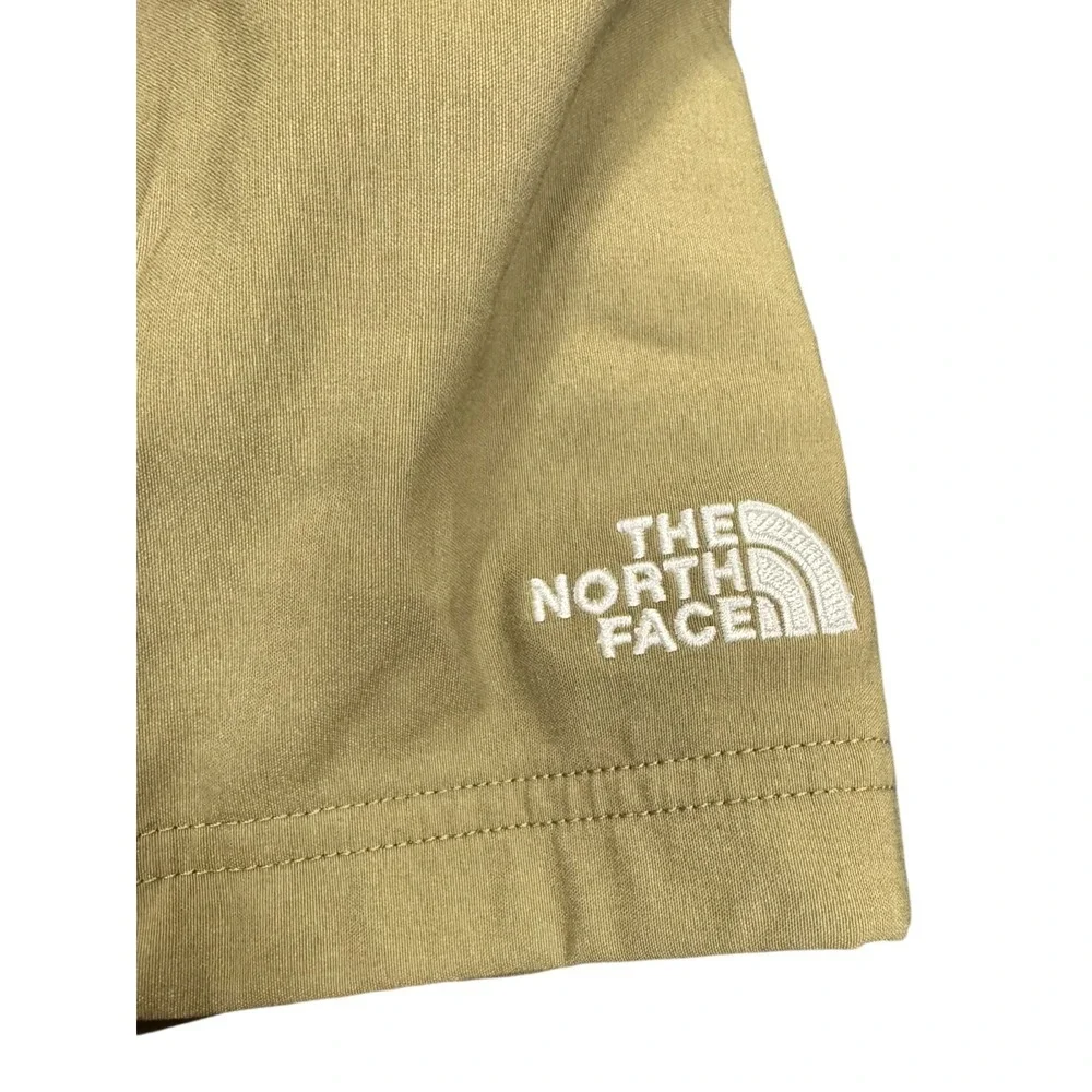 The North Face Cargo Shorts Mens Size M Green Excellent Nylon Belted Hiking